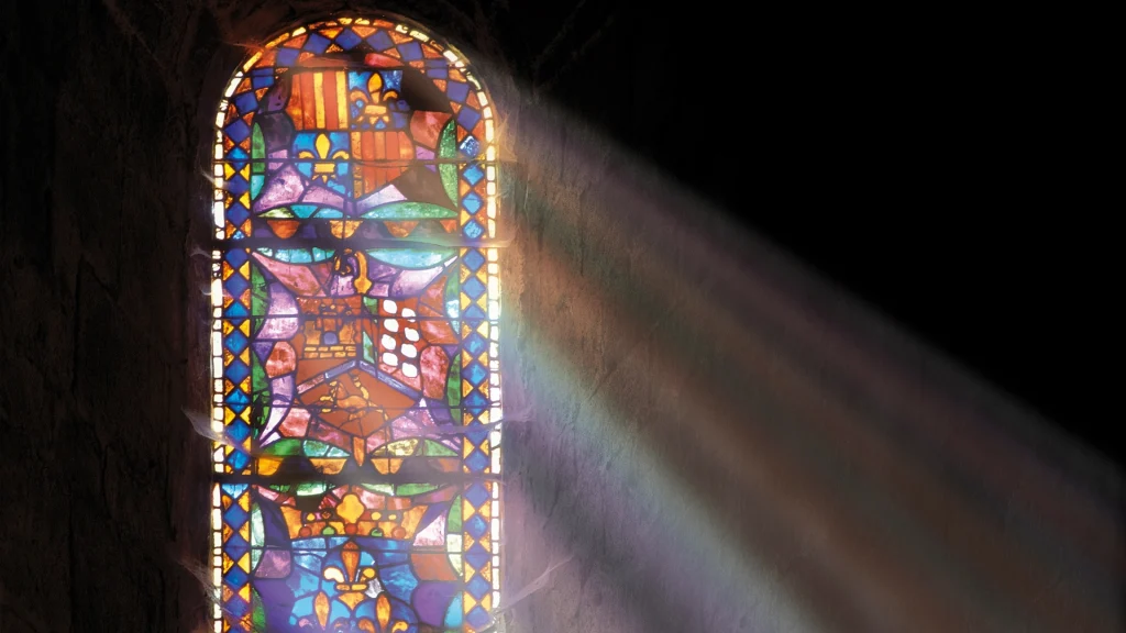 stainglass church window